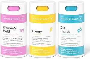 Health By Habit Power Trio Kit - Women's Multi Supplement