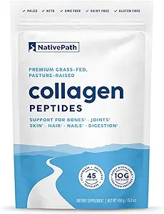 NativePath Collagen Peptides Protein - Hydrolyzed Type 1 & 3 Collagen Powder for Skin