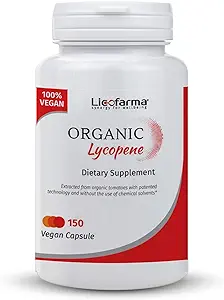 Organic Lycopene | Antioxidant Natural Supplement | with Organic Lycopene from Tomato | 150 Capsule Pack