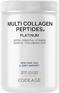 Codeage Multi Collagen for Women & Men Biotin 10000mcg Keratin