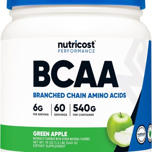 Nutricost BCAA Powder 2:1:1 (Green Apple