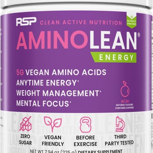 RSP AminoLean - All-in-One Natural Pre Workout