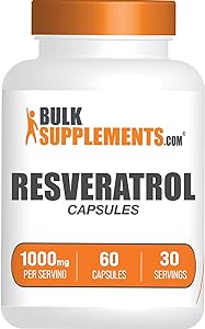 BULKSUPPLEMENTS.COM Resveratrol Capsules - Resveratrol Supplement