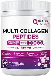 NATURE TARGET Multi Collagen Peptides Powder - Type I