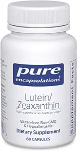 Pure Encapsulations Lutein & Zeaxanthin - Supports Overall Vision* - Maintains Macular Pigment & Eye Health* - Antioxidant Support* - Vegan-Friendly & Non-GMO - 60 Capsules