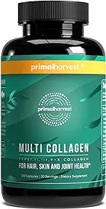 Primal Harvest Multi Collagen Pills for Women and Men (Type I