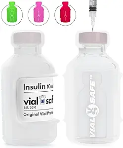 VIAL SAFE | The Most Trusted Insulin Vial Protector Case/Sleeve for Diabetes | Never Risk Breaking an Insulin Bottle | Fits 10mL Humalog