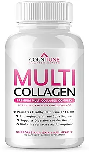 Multi Collagen Pills with Hyaluronic Acid and Vitamin C