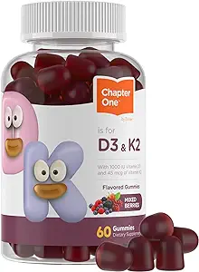 Zahler Chapter One Vitamin D3 K2 Gummies