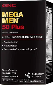 GNC Mega Men 50 Plus Multivitamin Tablet