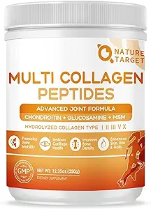 NATURE TARGET Multi-Collagen-Peptides-Powder for Joint Support