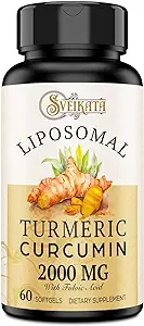 Liposomal Turmeric Curcumin Supplement 2000mg