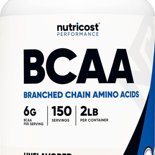 Nutricost BCAA Powder 2:1:1-150 Servings (Unflavored)