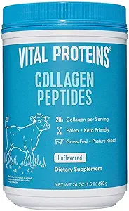 Vital Proteins Collagen Peptides Unflavored Dietary Supplement (Net Wt 24 Oz)