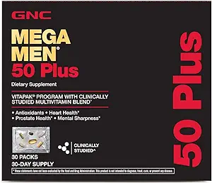 GNC Mega Men 50 Plus Vitapak | Antioxidants