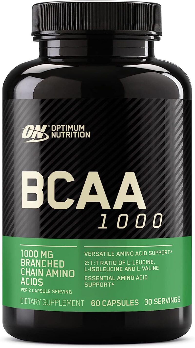 Optimum Nutrition Instantized BCAA Branched Chain Essential Amino Acids Capsules