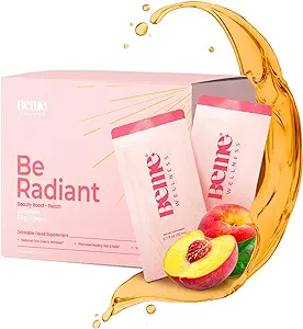 Be Radiant Liquid Collagen Peptides for Women and Men with Vitamin-C