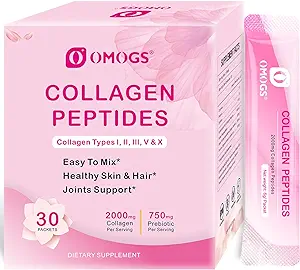 Collagen Peptides Powder - Naturally-Sourced Hydrolyzed Collagen Powder - Hair