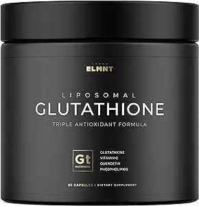 ELMNT 2150mg Super Antioxidant Liposomal Glutathione Supplement w. Vitamin C