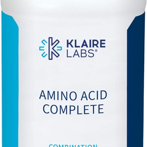 Klaire Labs Amino Acid Complete Supplement - Essential Amino Acid Blend - 19 Free Form Essential & Non-Essential Amino Acids with Taurine - Supports Muscle Health & Protein Absorption (150 Capsules)