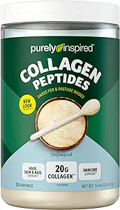 Purely Inspired Collagen Powder |Collagen Peptides Supplements for Women & Men | Collagen Protein Powder with Biotin | Paleo + Keto Certified | Unflavored