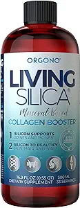 Living Silica Collagen Booster Liquid | Vegan Collagen Boosting Drink | Supports Healthy Collagen and Elastin Production for Joint & Bone Support