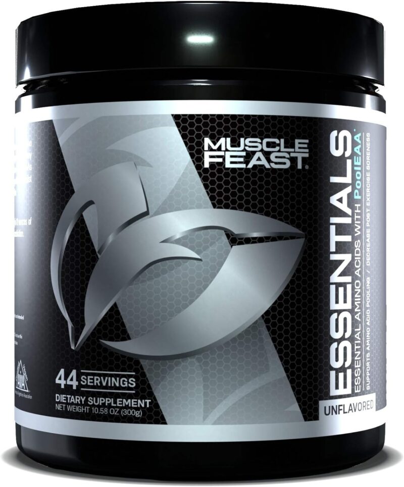 Muscle Feast Vegan Essential Amino Acid Powder Post Workout Recovery and Intra-Training Drink