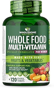 Whole Food Multivitamin for Women - Natural Multi Vitamins