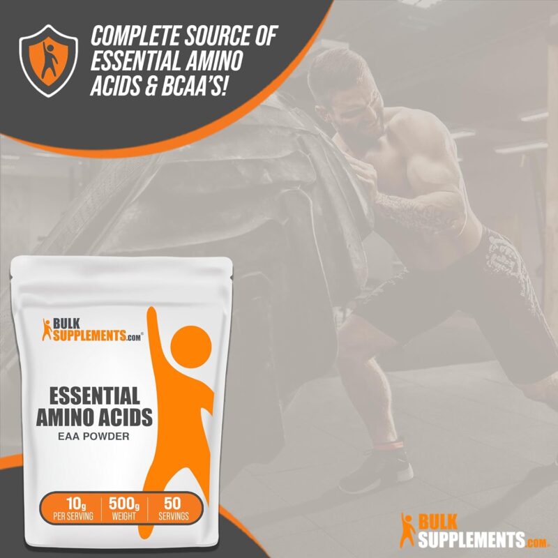 EAAs Amino Acids Powder - Unflavored & Gluten Free