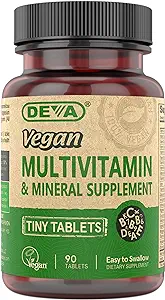 DEVA Tiny Tablets Vegan Multivitamins for Women & Men