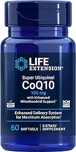 Life Extension Super Ubiquinol CoQ10 with Enhanced Mitochondrial Support