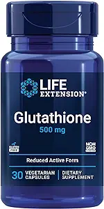 Life Extension Glutathione 500 mg – Glutathione Capsules