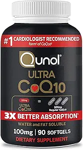 Qunol Ultra CoQ10 100mg Softgels- 3x Better Absorption