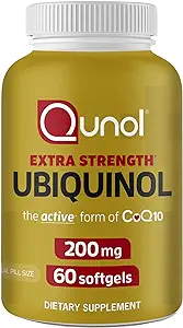 Qunol Ubiquinol CoQ10 200mg Softgels